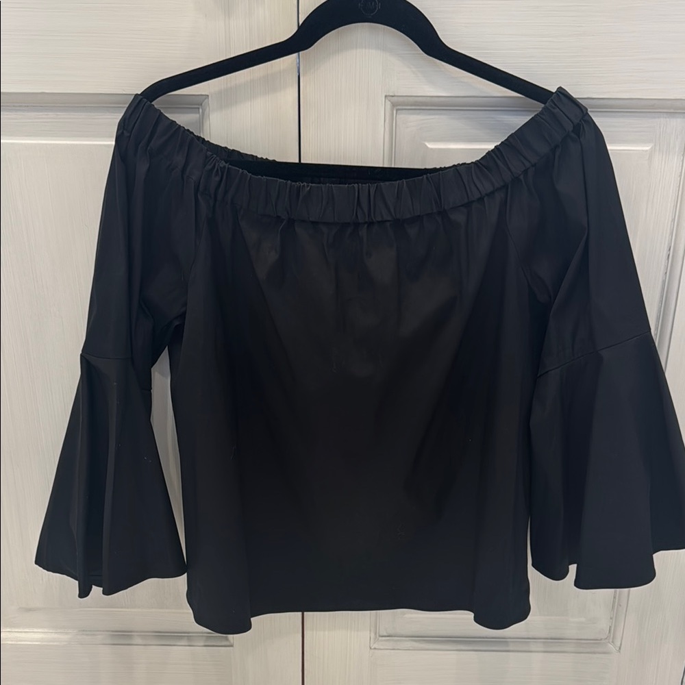 Elegant Black Off-Shoulder Top